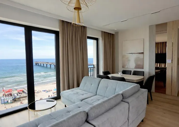 Апартаменты Luksusowy Infinity Chill Baltic Spa, Parking Gratis! Мендзыздрое